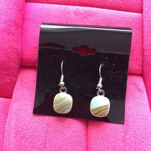 Earth Tone stone Dangle Earrings